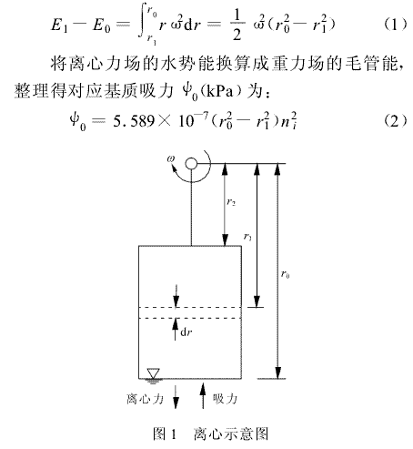 基于離心機(jī)法研究固化淤泥的土水特征曲線(xiàn)